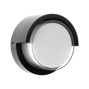 Светильник Сити FSD-048 фасадный 10 Вт 3000К круг IP65 220 В пластик черный