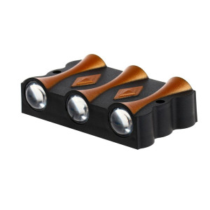 Светильник Глосс FSD-045 фасадный 6 Вт 3000К 3 луча IP65 220 В пластик черный