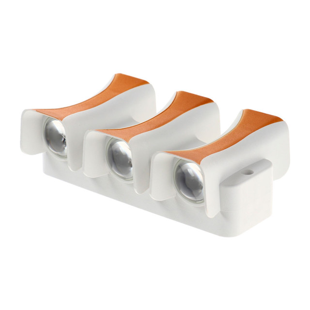 Светильник Элегант FSD-042 фасадный 6 Вт 3000К 3 луча IP65 220 В пластик белый