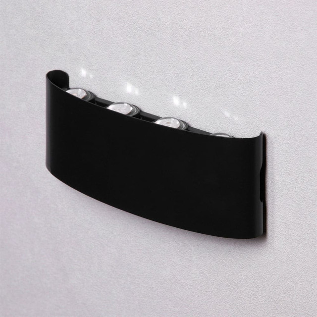 Светильник Полусфера FSD-100 фасадный 8 Вт 3000К 4 луча IP65 220 В металл черный