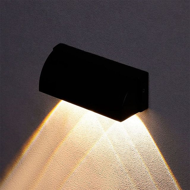 Светильник Каскад FSD-093 фасадный 3 Вт 3000К 3 луча IP65 220 В металл черный