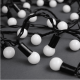 Гирлянда Luazon Lighting Нить Шарики уличная бело-синий свет 10 м