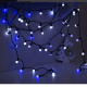 Гирлянда Luazon Lighting Нить Шарики уличная бело-синий свет 10 м