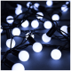Гирлянда Luazon Lighting Нить Шарики уличная белый свет 10 м