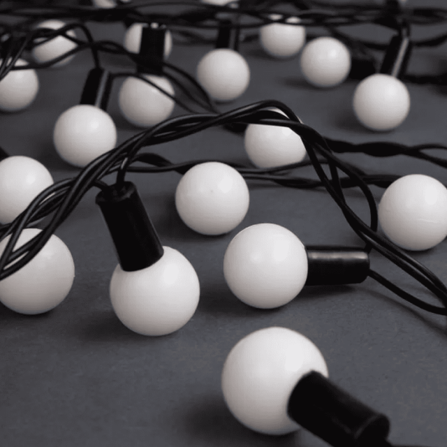 Гирлянда Luazon Lighting Нить Шарики уличная мульти свет 10 м