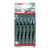 Пилка для лобзика Bosch 2608630058 по дереву T244D 5 шт