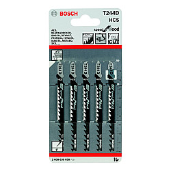 Пилка для лобзика Bosch 2608630058 по дереву T244D 5 шт