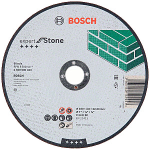 Круг отрезной Bosch Expert 2608600323 180*3*22.2 мм для камня