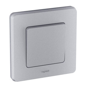 Выключатель Legrand Inspiria 673602 алюминий
