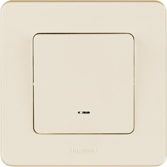 Выключатель Legrand Inspiria с подсветкой 673611 слоновая кость Выключатель Legrand Inspiria с подсветкой 673611 слоновая кость