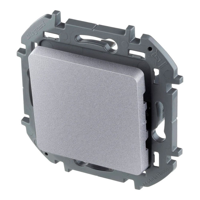 Выключатель промежуточный Legrand Inspiria 673682 алюминий