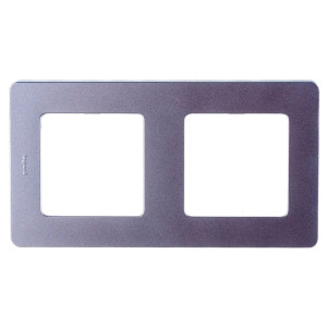 Рамка Legrand Inspiria 673942 2 поста алюминий