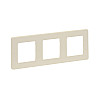 Рамка Legrand Inspiria 673951 3 поста слоновая кость