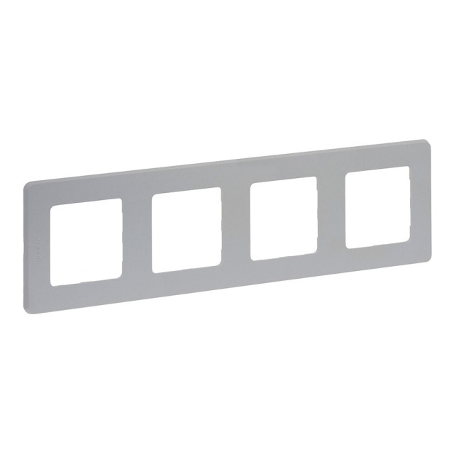 Рамка Legrand Inspiria 673962 4 поста алюминий