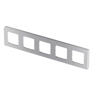 Рамка Legrand Inspiria 673972 5 постов алюминий
