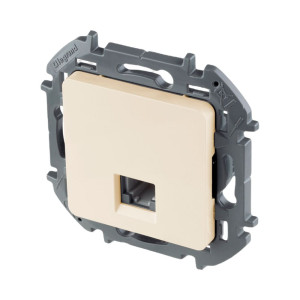 Розетка Legrand Inspiria 673826 1*RJ-45 UTP CAT5E слоновая кость