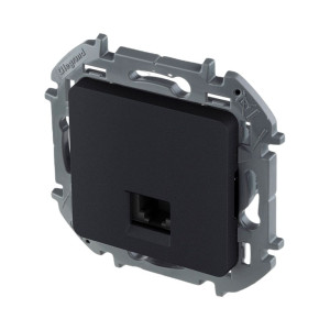 Розетка Legrand Inspiria 673828 1*RJ-45 UTP CAT5E антрацит