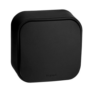 Выключатель Legrand Quteo 782471 черный матовый