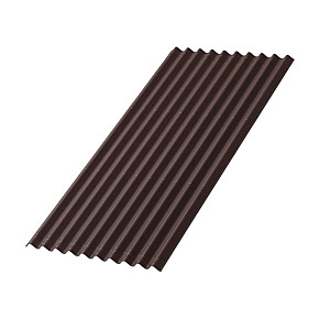 Лист кровельный Onduline Smart коричневый 1.95*0.95 м