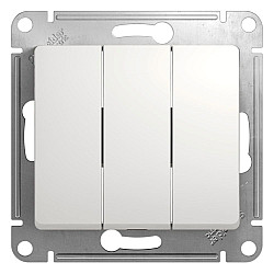 Выключатель Schneider Electric Glossa GSL000131 3-клавишный белый