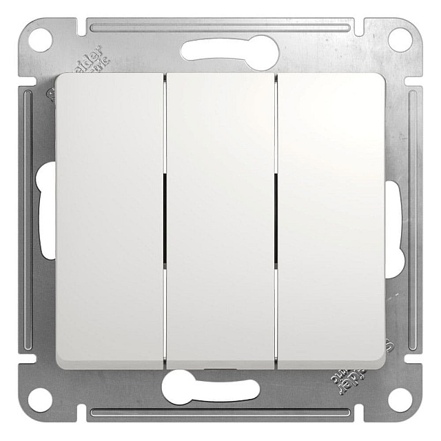 Выключатель Schneider Electric Glossa GSL000131 3-клавишный белый