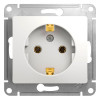 Розетка Schneider Electric Glossa GSL000143 с заземлением белая