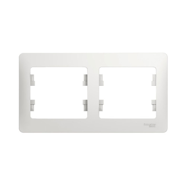 Рамка Schneider Electric Glossa GSL000102 2-постовая горизонтальная Рамка Schneider Electric Glossa GSL000102 2-постовая горизонтальная