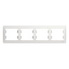 Рамка Schneider Electric Glossa GSL000104 4 поста горизонтальная белая