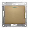 Выключатель Schneider Electric Glossa GSL000413 1 клавиша с подсветкой титан