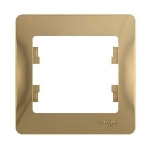 Рамка Schneider Electric Glossa GSL000401 1 пост титан