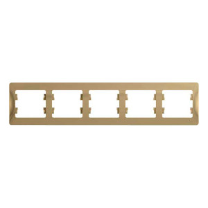 Рамка Schneider Electric Glossa GSL000405 5 постов горизонтальная титан