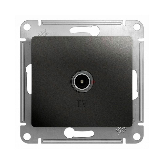 Розетка ТВ Schneider Electric Glossa GSL000793 антрацит