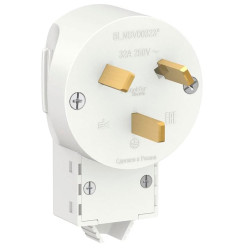 Вилка силовая Schneider Electric Blanca BLNSV003231 с/у 2Р+N 32А 250В белая