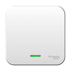 Выключатель Schneider Electric Blanca BLNVA101111 1 клавиша с подсветкой белый