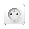 Розетка Schneider Electric Blanca BLNRA000111 без заземления без шторки белая