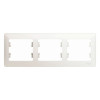 Рамка Schneider Electric Glossa GSL000603 3 поста горизонтальная перламутр