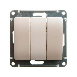 Выключатель Schneider Electric Glossa GSL000631 3 клавиши перламутр