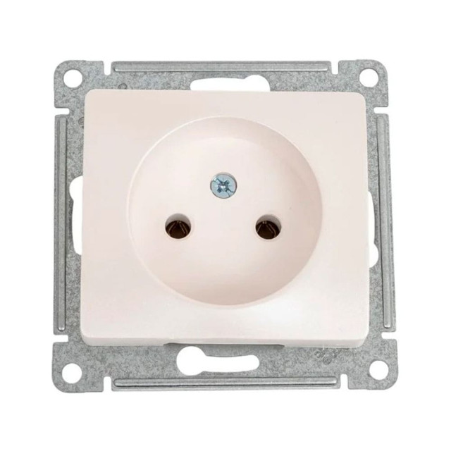 Розетка Schneider Electric Glossa GSL000641 без заземления перламутр