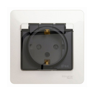 Розетка Schneider Electric Glossa GSL000648 перламутр