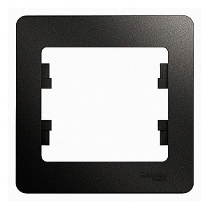 Рамка Schneider Electric Glossa GSL000701 1 пост антрацит