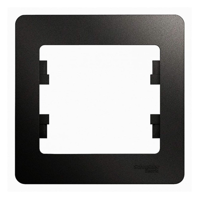 Рамка Schneider Electric Glossa GSL000701 1 пост антрацит