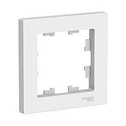 Рамка Schneider Electric AtlasDesign ATN000101 1-пост белая