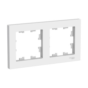 Рамка Schneider Electric AtlasDesign ATN000102 2 поста белая