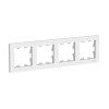 Рамка Schneider Electric AtlasDesign ATN000104 4-поста белая