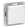 Розетка Schneider Electric AtlasDesign ATN000146 IP20 с заземлением со шторкой с крышкой белая