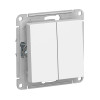 Выключатель Schneider Electric AtlasDesign ATN000151 2-клавиши белый