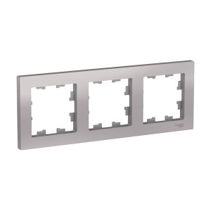 Рамка Schneider Electric AtlasDesign ATN000303 3 поста алюминий
