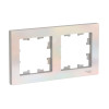 Рамка Schneider Electric AtlasDesign ATN000402 2 поста жемчуг