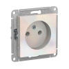 Розетка Schneider Electric AtlasDesign ATN000441 без заземления без шторки жемчуг