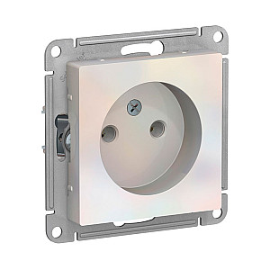 Розетка Schneider Electric AtlasDesign ATN000441 без заземления без шторки жемчуг